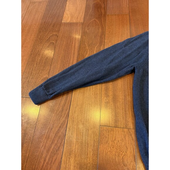 Johnston & Murphy Full Zip Sweater Knit Jacket Blue Sweatshirt Mens Size XL - Picture 6 of 15